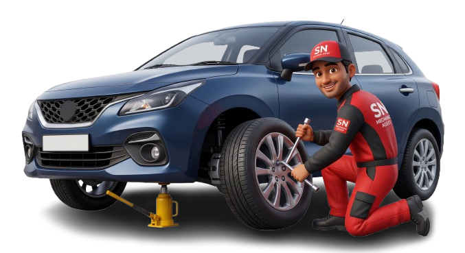 Professional Indian roadside mechanic team